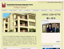 Tablet Screenshot of cdicinspections.com